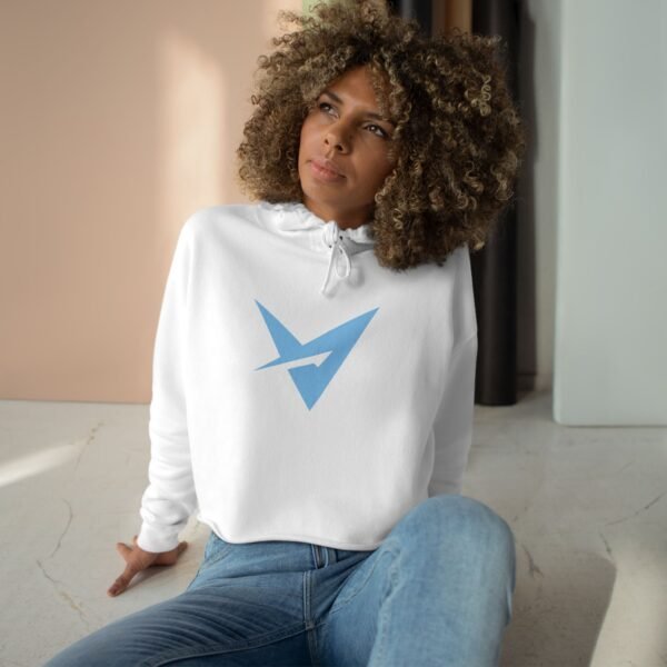 VTSN: LightSky V Women's Crop Hoodie - Image 3