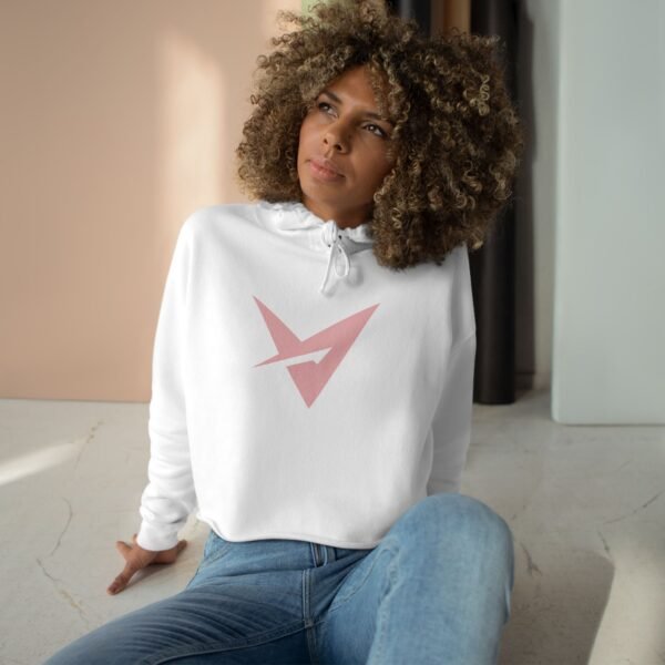 VTSN: TeaRose V Women's Crop Hoodie - Image 3