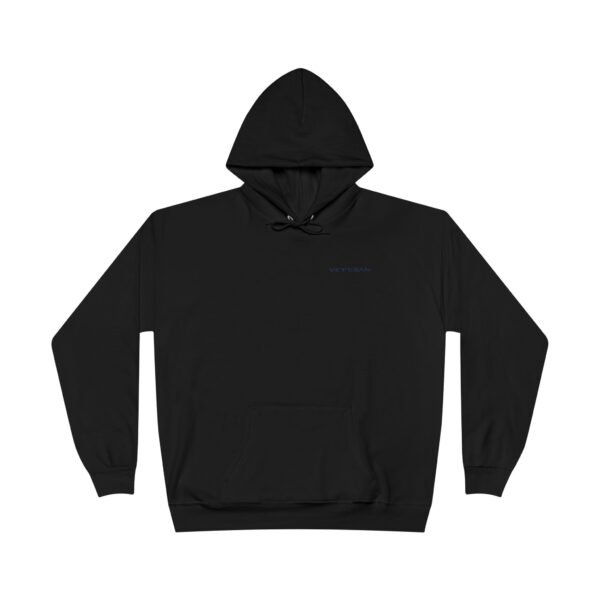VERTISAN: DarkMidnight Combo Black Hoodie