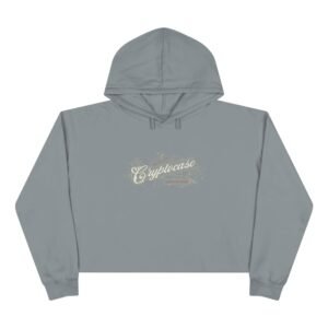 CRYPTOCASE: Protection Regent Women's Crop Hoodie