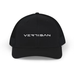 VERTISAN: BLACK Trucker Cap