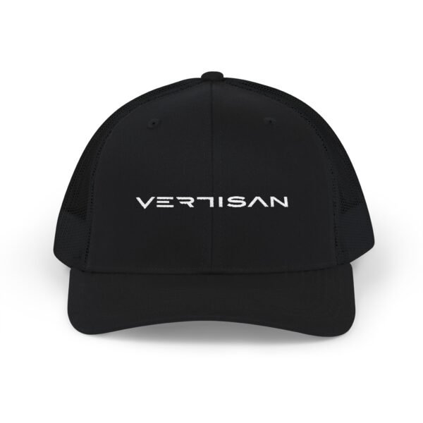 VERTISAN: BLACK Trucker Cap