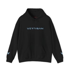 VERTISAN: SkyBlue Combo Black Hoodie LTD