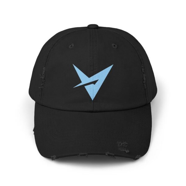 VTSN: SkyBlue V EerieBlack Struct Cap