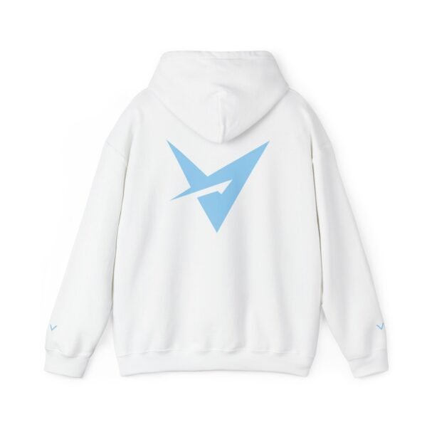 VERTISAN: SkyBlue Combo White Hoodie LTD - Image 2