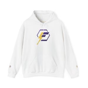 FRACTAL: White Hoodie LTD