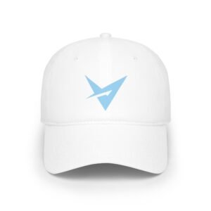 VTSN: SkyBlue V White Cap