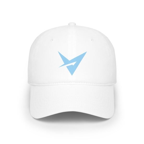 VTSN: SkyBlue V White Cap