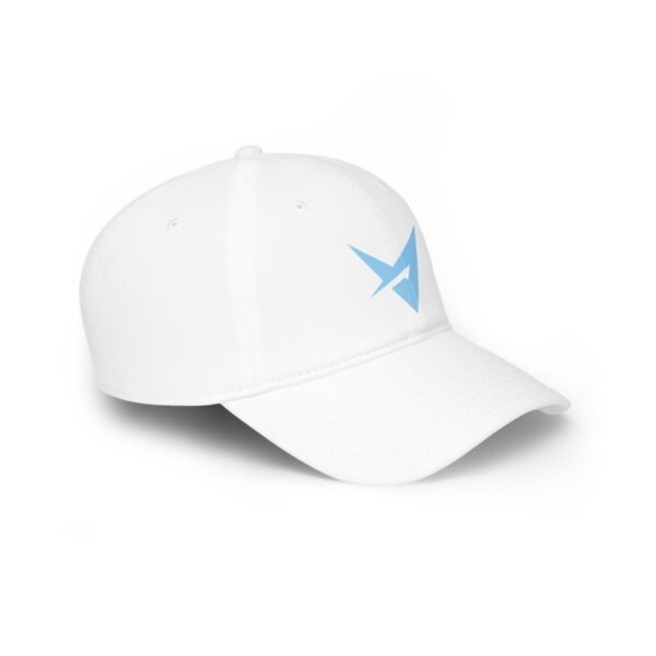 VTSN: SkyBlue V White Cap - Image 3