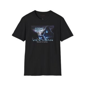 VERTISAN Eerie Black STOIC T Shirt